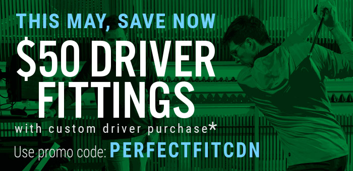 Book Now — $100 off fitting with club purchase*